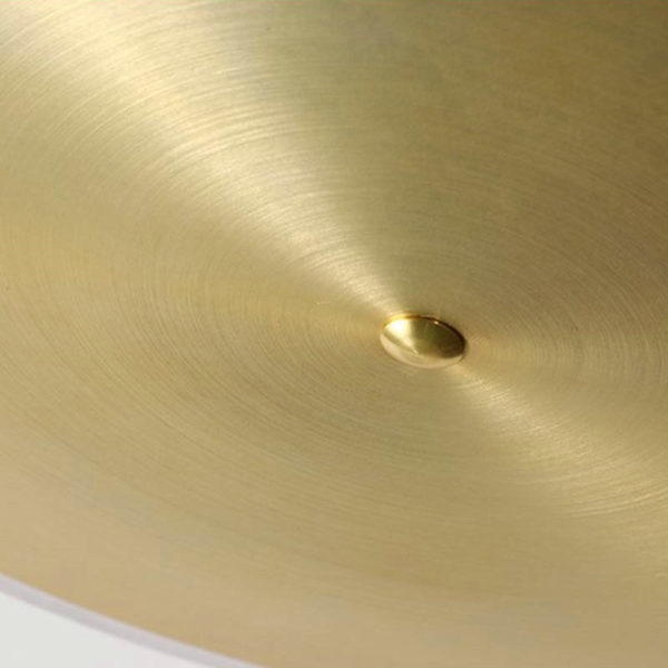 Nordic Simple Pendant Light Golden Flying Saucer Shape LED Pendant Light Horizontal/Vertical Type - Image 4