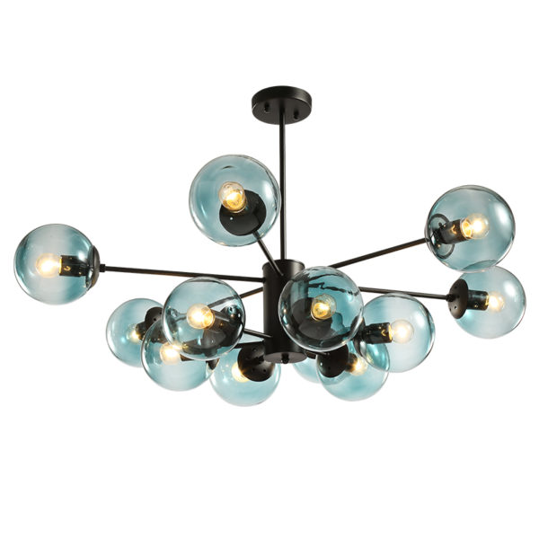 Nordic Simple Chandelier Spray Painting Pendant Light Living Room Bedroom Office Light - Image 4