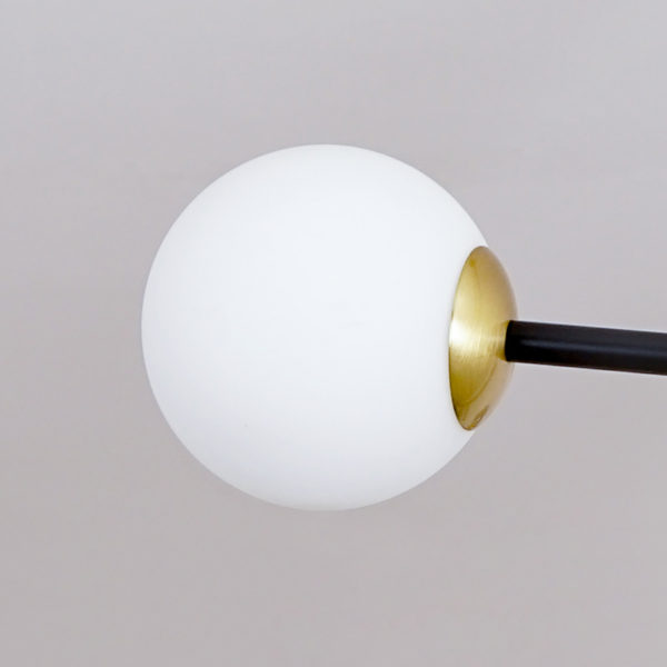 Contemporary Simple Pendant Light Frosted Spray Painting Pendant Light Geometry Lines Light - Image 9