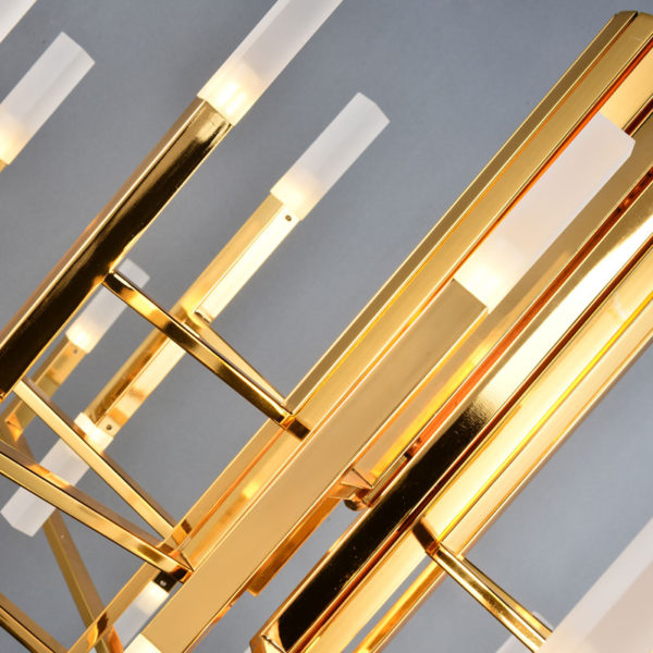 Modern LED Chandelier Electroplating Living Room Bedroom Dining Room Office Lighting - Image 9