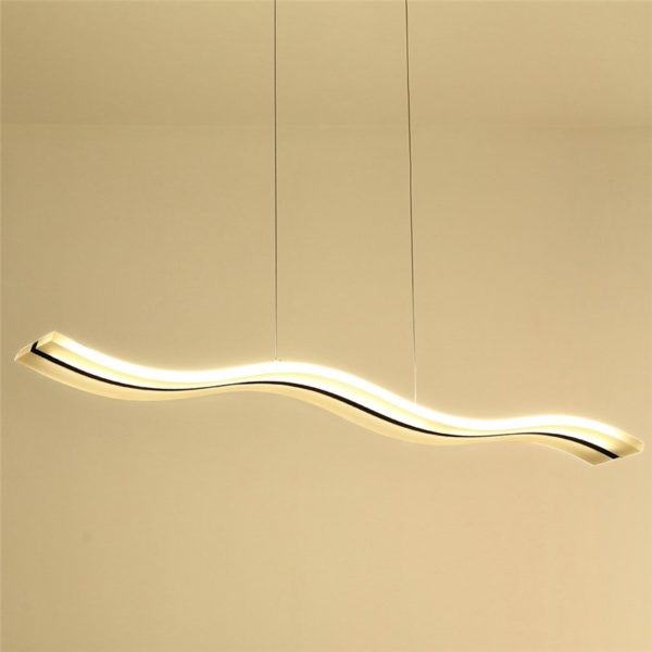 Wave Led Light Modern Contemporary LED Living Room Bedroom Dining Room Lighting Ideas Lighting Study Room Office Kids Room - Image 2