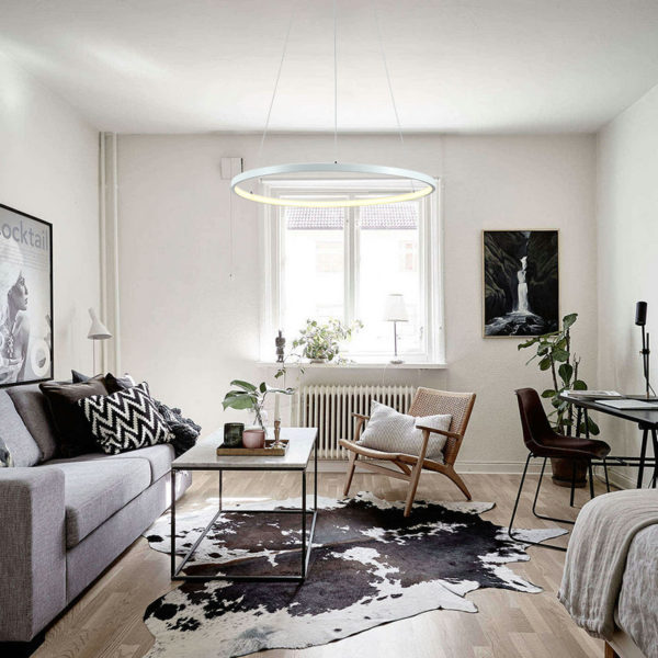Modern LED Pendant Light LED Circle Ceiling Light 40W Energy Saving - Image 7