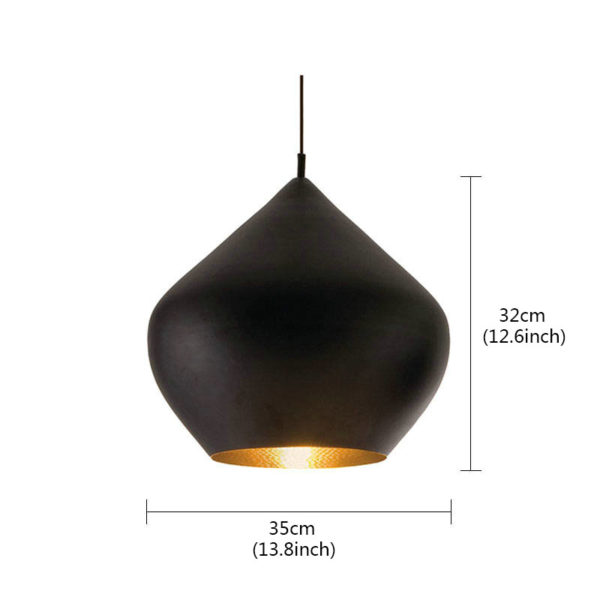 Contemporary Simple Pendant Light Stoving Varnish Jar Shape Pendant Light Dining Room Light - Image 7
