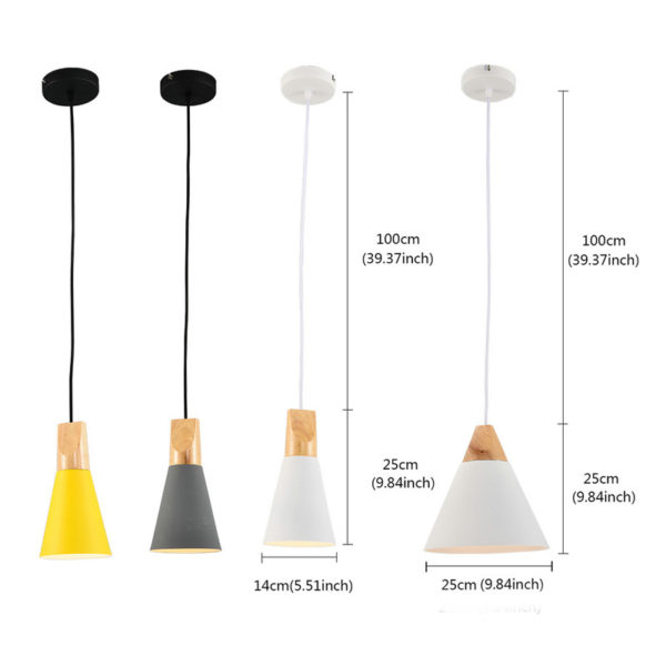 American Country Pendant Light Iron Stoving Varnishing Craftsmanship Pendant Light 1 Light White Silver Orange - Image 2