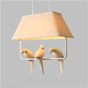 American Rural Style Creative Bird Pendant Light Living Room Bedroom Bar Light
