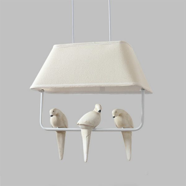 American Rural Style Creative Bird Pendant Light Living Room Bedroom Bar Light - Image 4