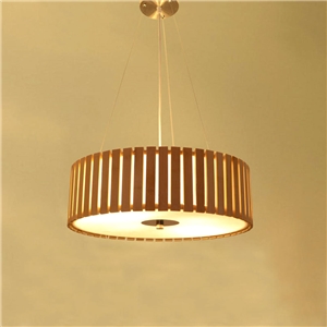 Japanese Round Pendant Light Cozy Bamboo Pendant Light Living Room Bedroom Kid's Room Study Lighting