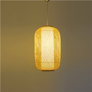 Woven Bamboo Pendant Light Special Round Pendant Light Dining Room Living Room Bedroom Balcony Hallway Lantern