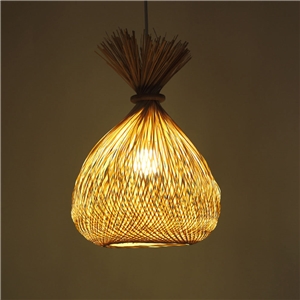 Creative Candy Pendant Light Modern Bamboo Pendant Light Dining Room Hallway Lighting