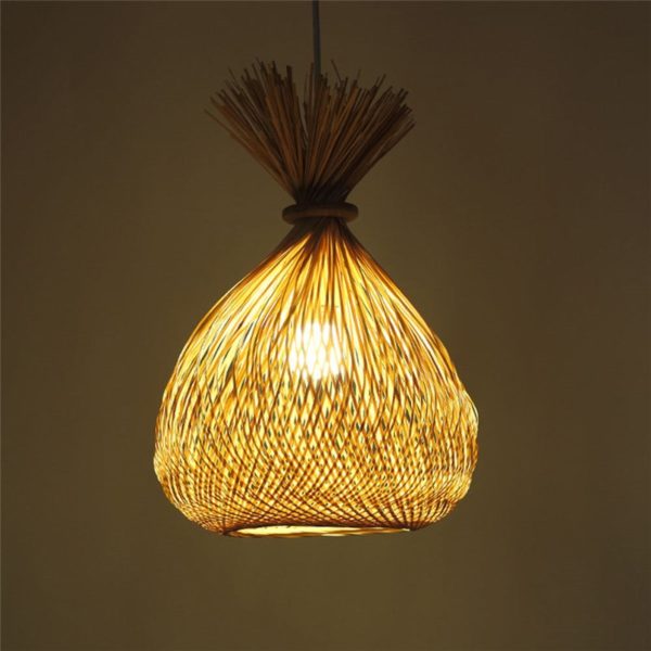 Creative Candy Pendant Light Modern Bamboo Pendant Light Dining Room Hallway Lighting - Image 7