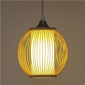 Modern Rural Pendant Light Simple Bamboo Pendant Light Study Hallway Bedside Lighting