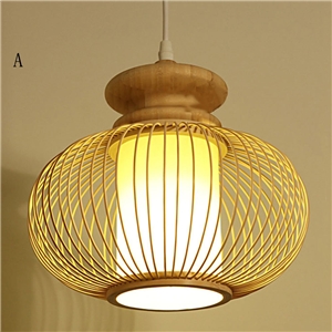 Nordic Exquisite Pendant Light Simple Dining Room Bamboo Pendant Light Living Room Decorative Lighting