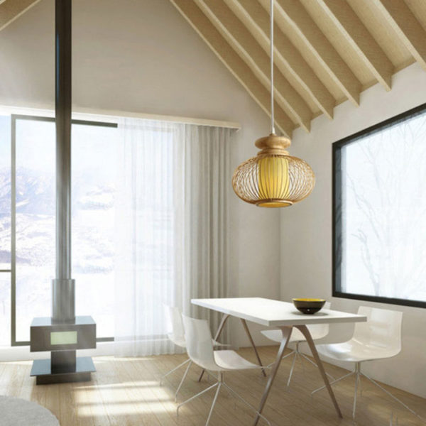 Nordic Exquisite Pendant Light Simple Dining Room Bamboo Pendant Light Living Room Decorative Lighting - Image 3