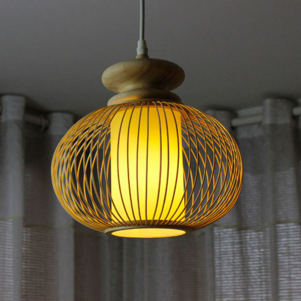 Nordic Exquisite Pendant Light Simple Dining Room Bamboo Pendant Light Living Room Decorative Lighting - Image 5