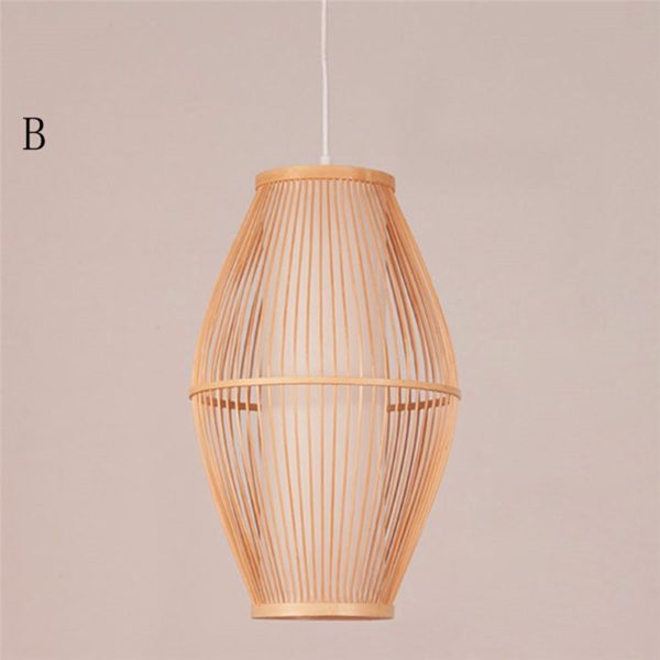 Simple Classical Pendant Light Chinese Style Bamboo Pendant Light Dining Room Study Office Lighting - Image 8
