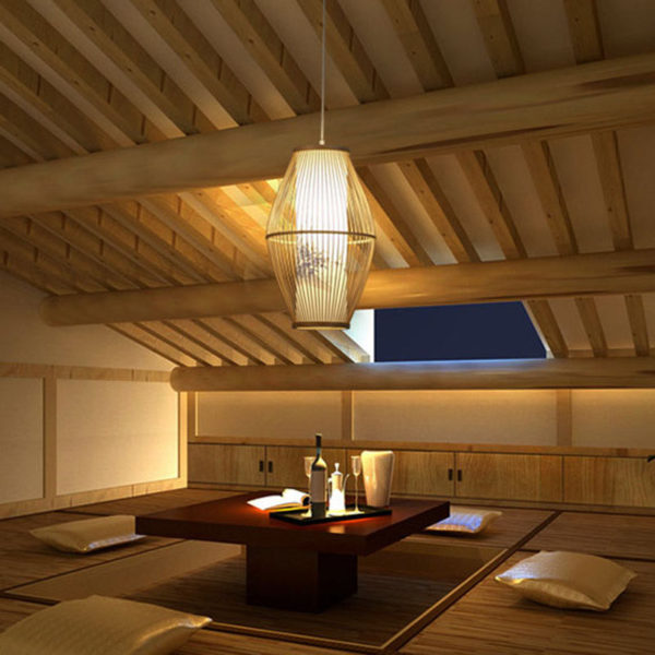 Simple Classical Pendant Light Chinese Style Bamboo Pendant Light Dining Room Study Office Lighting - Image 3