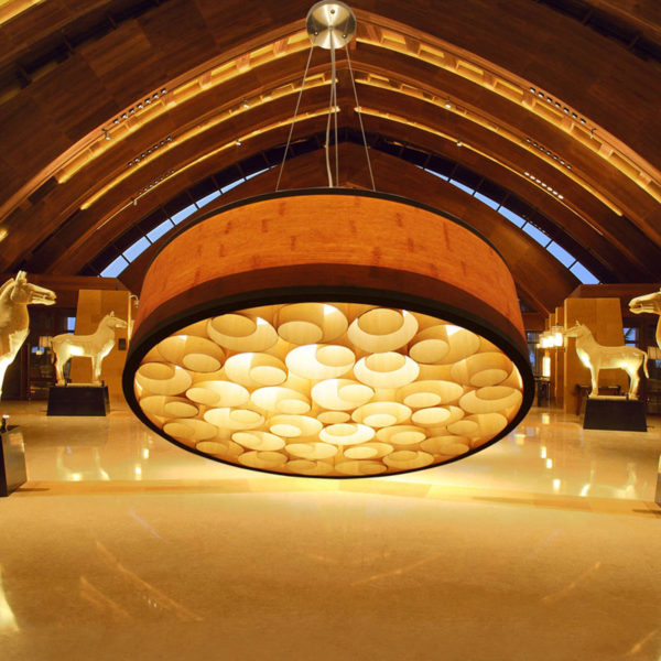 Hand Woven Bamboo Pendant Light Retro Style Ceiling Light Living Room Bedroom Light - Image 2