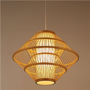 Special Bamboo Pendant Light Unusual Woven Pendant Light Bedroom Dining Room Hotel Lighting
