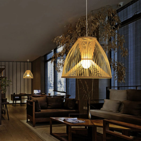 Unique Creative Pendant Light Japanese Modern Pendant Lighting Living Room Bedroom Study Decorative Light - Image 5