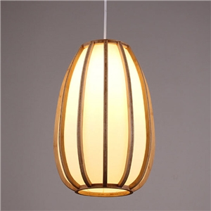 Simple Japanese Pendant Light Woven Bamboo Pendant Light Living Room Bedroom Dining Room Study Lighting