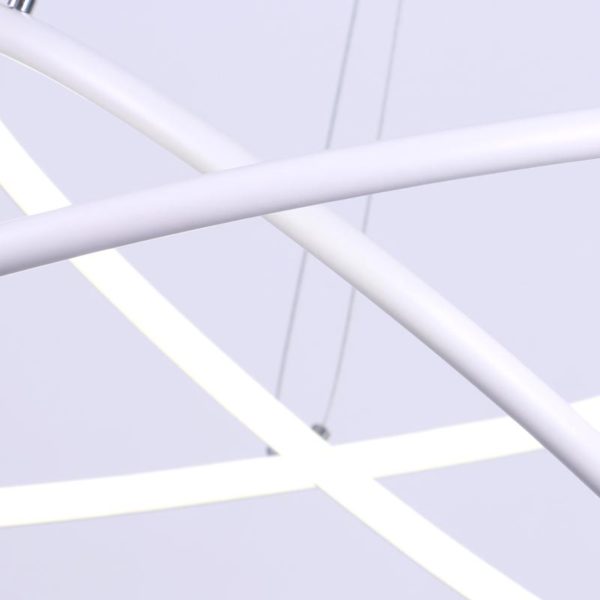 Creative White Pendant Light Nordic Ring Pendant Light Living Room Bedroom Study Decorative Lighting - Image 6
