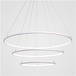 Modern 3 Rings Pendant Light Nordic Circle Pendant Light Living Room Bedroom Study Lighting