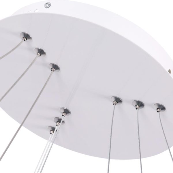 Modern 3 Rings Pendant Light Nordic Circle Pendant Light Living Room Bedroom Study Lighting - Image 5