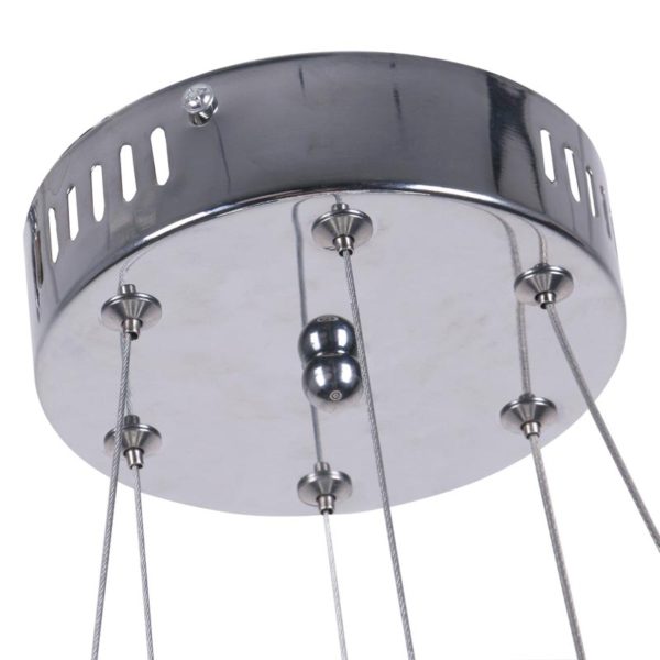 Nordic 2 Rings Pendant Light Modern LED Pendant Light Living Room Bedroom Study Simple Lighting - Image 6