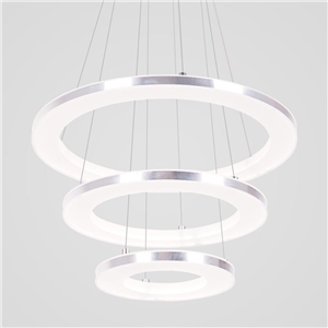 Nordic Acrylic Ring Pendant Light Modern Round LED Pendant Light Living Room Bedroom Dining Room Lighting