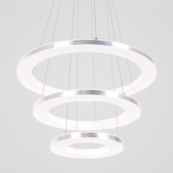 Nordic Acrylic Ring Pendant Light Modern Round LED Pendant Light Living Room Bedroom Dining Room Lighting - Image 7