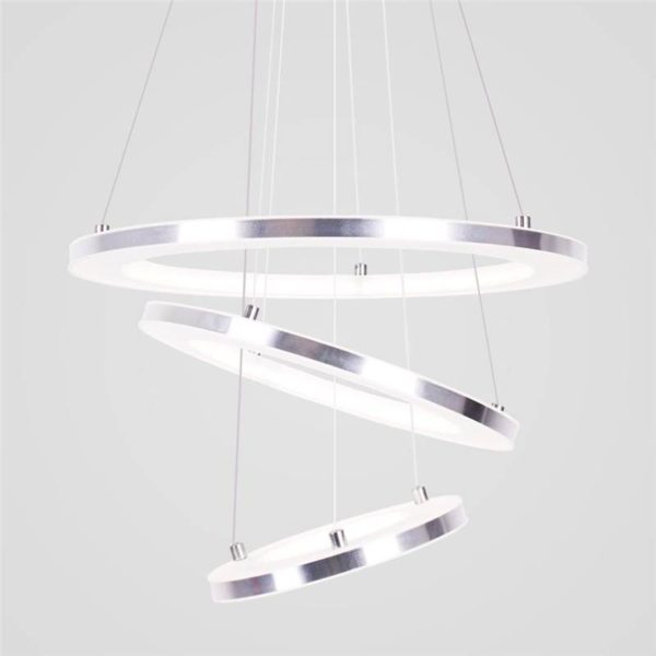 Nordic Acrylic Ring Pendant Light Modern Round LED Pendant Light Living Room Bedroom Dining Room Lighting - Image 8