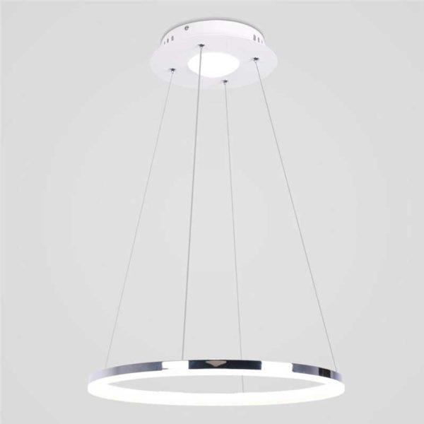 Creative Round Pendant Light Simple LED Pendant Light Living Room Bedroom Dining Room Lighting - Image 7