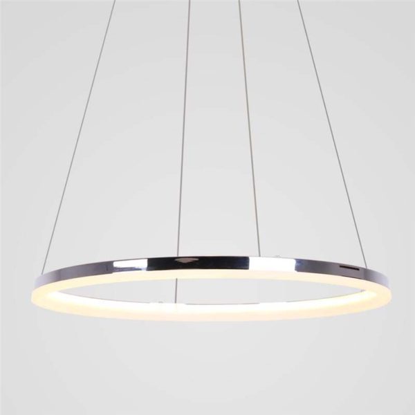 Creative Round Pendant Light Simple LED Pendant Light Living Room Bedroom Dining Room Lighting - Image 8