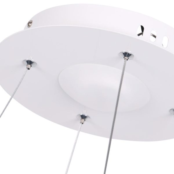 Creative Round Pendant Light Simple LED Pendant Light Living Room Bedroom Dining Room Lighting - Image 5