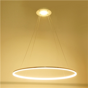 Ceiling Lights Modern LED Acrylic Pendant Light Living LED Ring Lights 60CM (Angel's Halo)