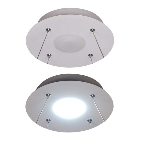 Ceiling Lights Modern LED Acrylic Pendant Light Living LED Ring Lights 60CM (Angel's Halo) - Image 2