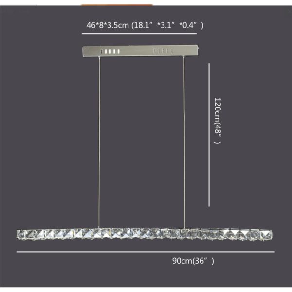 Pendant Lights Crystal LED Modern Contemporary Bedroom Dining Room Lighting Ideas Study Room Office Metal Energy Saving - Image 4