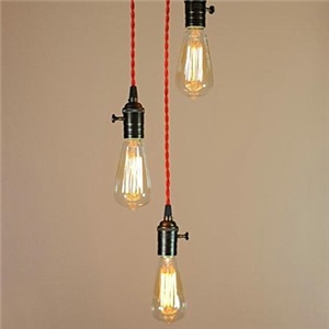 Ceiling Lights Simple Retro Edison Light Bulb Absorb Dome Light