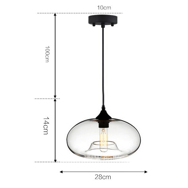 Modern Glass Pendant Light Hand Blown Colorful Bell Shaded with 1 Light Gray Dining Room Lighting Ideas Lighting Living Room Bedroom Ceiling Lights - Image 5