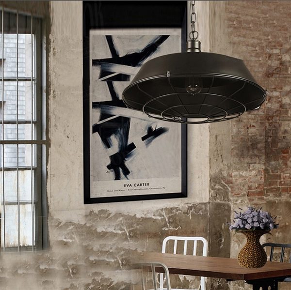 Pendant Lights American Country Retro Wrought Iron Contemporary and Contracted Restaurant Bar Warehouse Droplight - Image 8