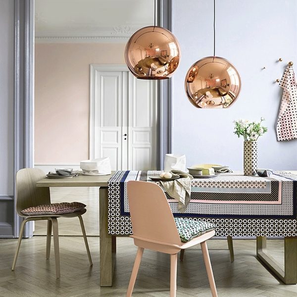 Glass Globe Pendant Light Minimalist Metal Glass Electroplating - Image 2