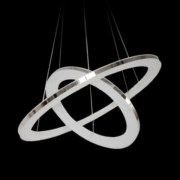 Modern Simple Acrylic LED Circle Pendant Light 2-light Energy Saving - Image 6