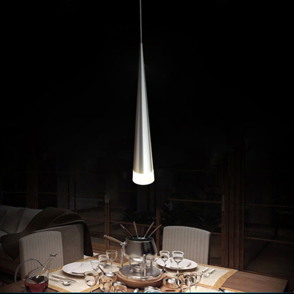 Modern Simple Acrylic LED Pendant Light 1-light Energy Saving - Image 5