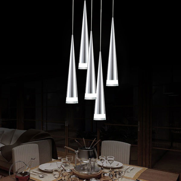 Modern Simple Acrylic LED Pendant Light 5-light Energy Saving - Image 4