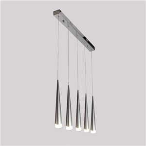 Modern Simple Acrylic LED Circle Pendant Light 5-light Energy Saving
