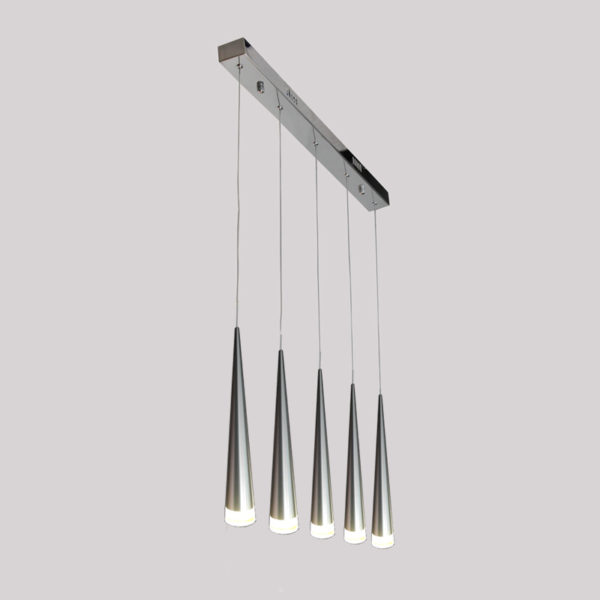Modern Simple Acrylic LED Circle Pendant Light 5-light Energy Saving - Image 4