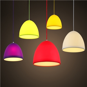 Creative Collapsible Colorful Silicone Pendant Light