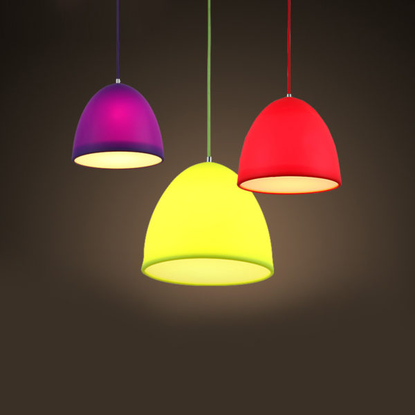 Creative Collapsible Colorful Silicone Pendant Light - Image 3