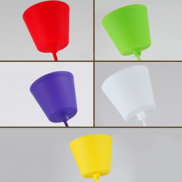 Creative Collapsible Colorful Silicone Pendant Light - Image 6