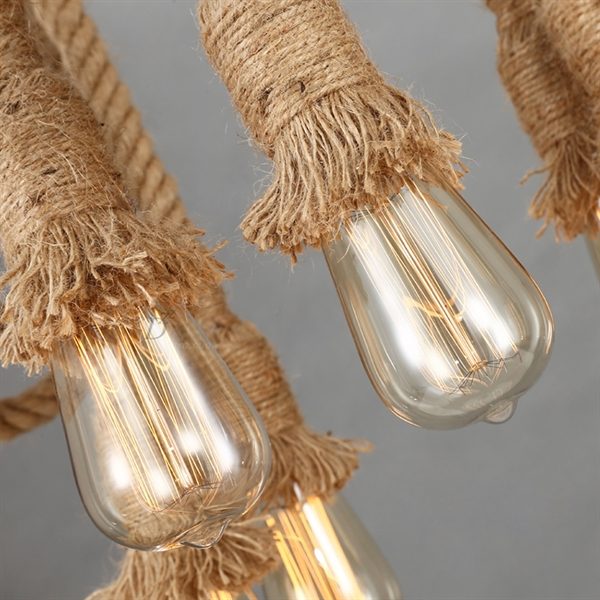 Creative Tire Hemp Rope Chandelier Restoring Ancient Ways - Image 6